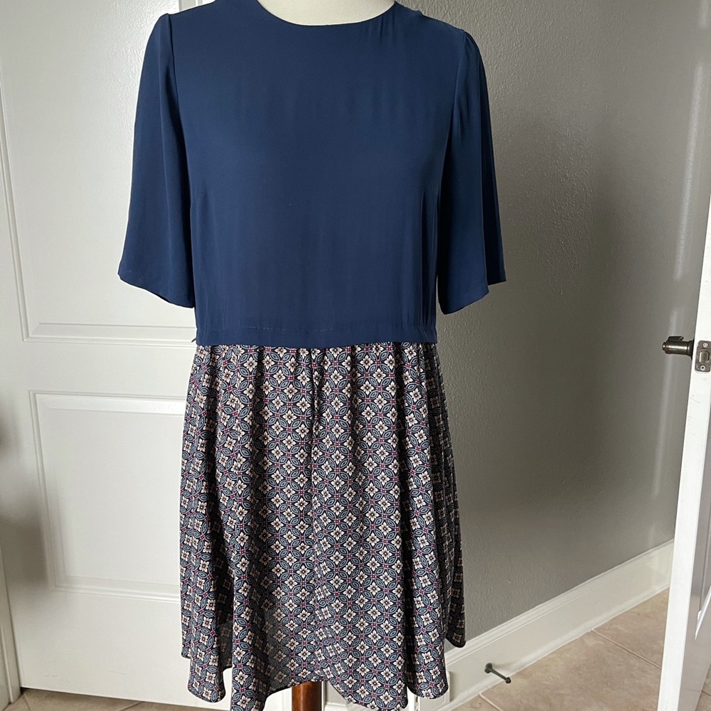 Warehouse one piece blue dress size M (US size 8)